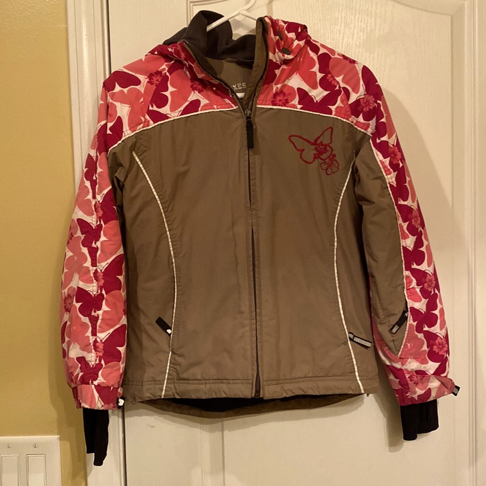 Hooded winter coat